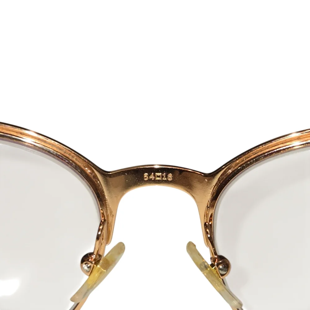 Versace VE 1271 Pink Gold Cat Eye Eyeglasses 54-18 Italy